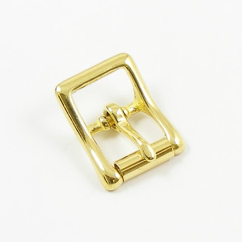 16mm Cast Brass Whole Roller Buckle artisanleather.co.uk