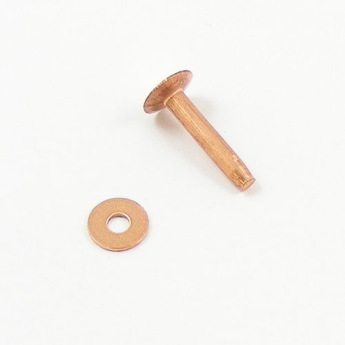10 Gauge (Small) Ivan Brand Copper Rivets 10pk artisanleather.co.uk