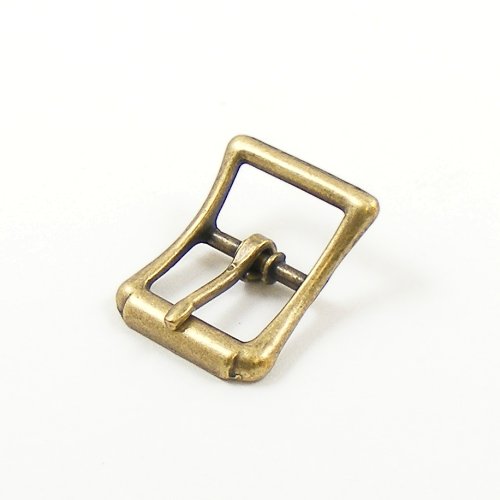 19mm Antiqued Brass Effect Whole Roller Buckle - artisanleather.co.uk