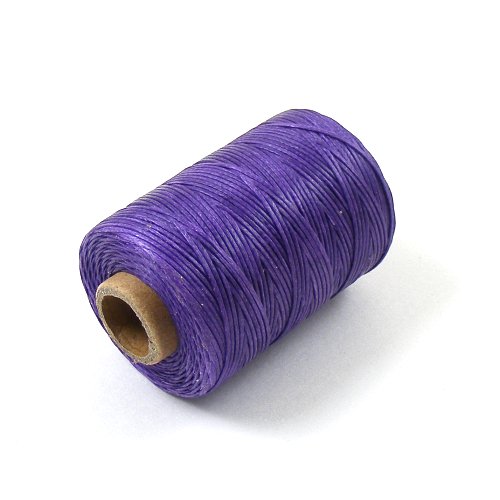 0.8mm Waxed & Braided Thread Royal Purple 100m artisanleather.co.uk