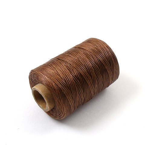 0.8mm Waxed & Braided Thread Nut Brown 100M artisanleather.co.uk