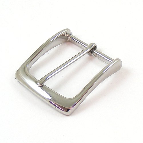 Nickel Plated Midtown Belt Buckle 1 1/2" 38mm - artisanleather.co.uk