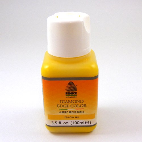 Fenice Diamond Edge Color YELLOW 100ml artisanleather.co.uk