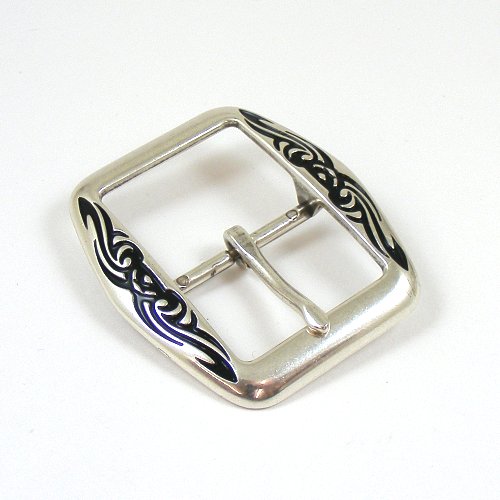 Celtic Pattern Silver Plated Belt Buckle artisanleather