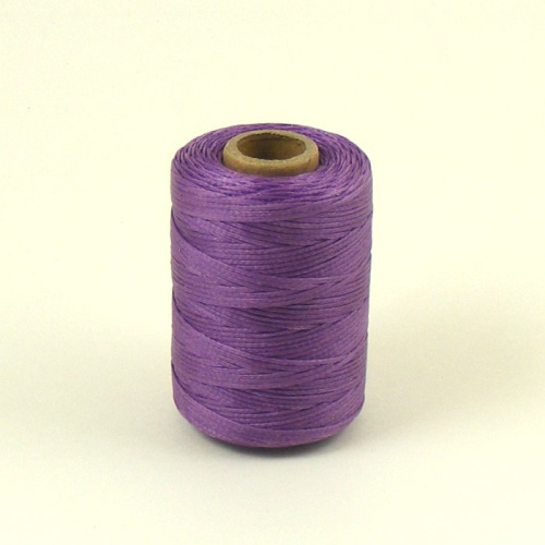 1mm Waxed & Braided Polyester Thread Purple 100m artisanleather.co.uk