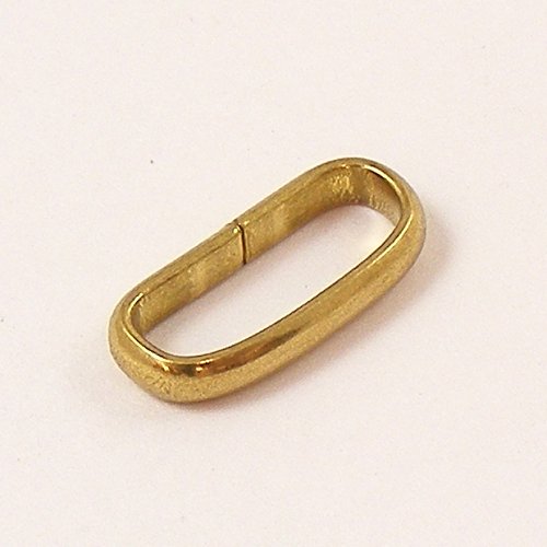 Brass Belt Loop Strip Formed 25mm artisanleather.co.uk