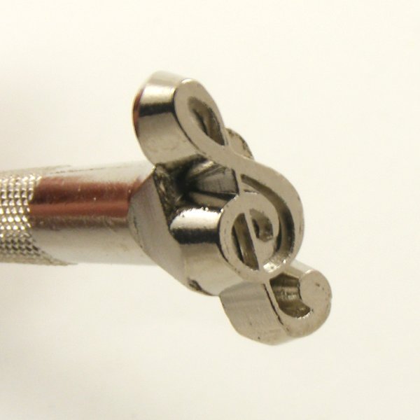 E568 Leather Embossing Stamp Musical Clef artisanleather.co.uk