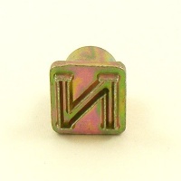 HALF PRICE 12mm Modern Letter N Embossing Stamp