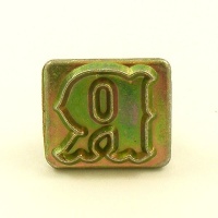 19mm Decorative Letter R Embossing Stamp