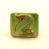 19mm Decorative Letter S Embossing Stamp