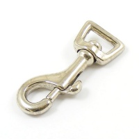 12mm Nickel Plated Trigger Clip Square Eye