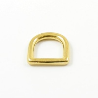 16mm 5/8'' Cast Brass Deep D Ring