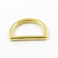 25mm 1'' Cast Brass Shallow D Ring
