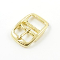 Cavesson Double Bar Buckle Brass Plated 25mm