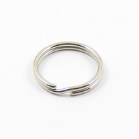 10 Medium Split Rings Nickel Silver 3/4'' 19mm