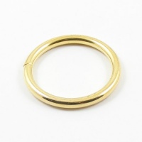 O Ring Brass Plated Steel 32mm 1 1/4''