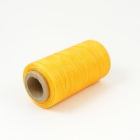 0.8mm  Waxed & Braided Thread Yellow 300M