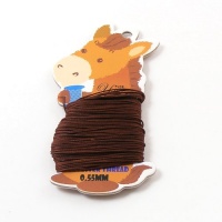 0.55mm Yue Fung Polyester Thread Dk Brown 8 Metres