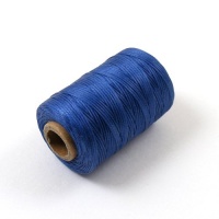 0.8mm Waxed & Braided Thread Denim Blue 100m