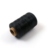 0.8mm Waxed & Braided Thread Black 100M