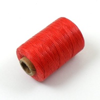 0.8mm  Waxed & Braided Thread Red 100M