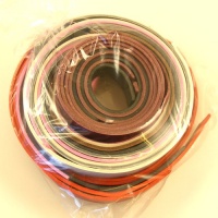 19mm Mixed Colour Leather Strips 500g Pack