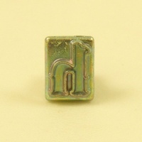 HALF PRICE 12mm Lower Case Letter h Embossing Stamp