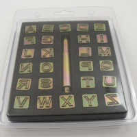 Modern Alphabet Letter Stamps for Leather 12mm