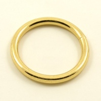 O Ring Brass Plated Steel 38mm 1 1/2''