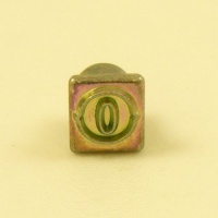 HALF PRICE 12mm Lower Case Letter o Embossing Stamp