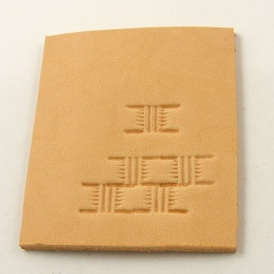 X534 Embossing Stamp Basket Weave Section